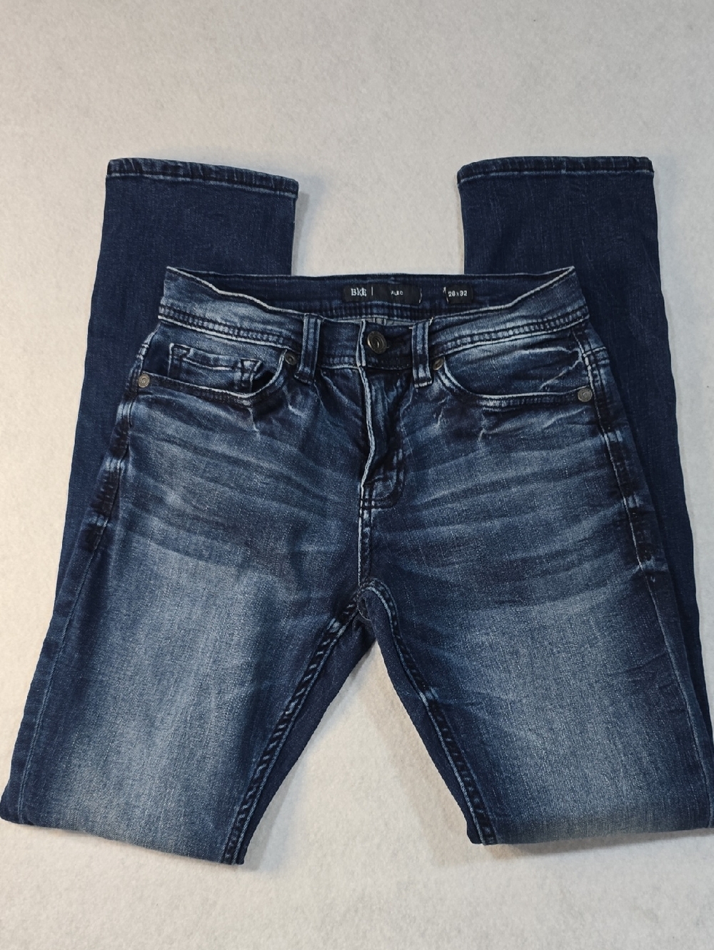 BKE Women's‎ Skinny Jeans in Faded Dark Blue Wash